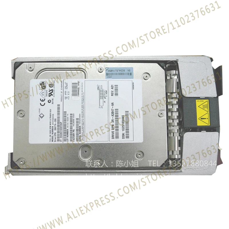 286774-006 U320 72.8G 15K SCSI 271837-014  New And Original  Delivery Within 24 Hours