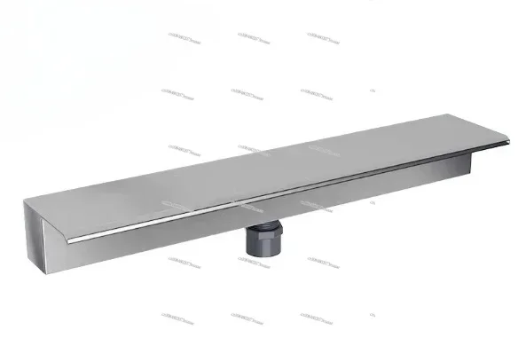 

Stainless Steel Waterfall Fish Pond Water Curtain Landscaping Flowing Water Wall Landscape Courtyard Outdoor Fountain