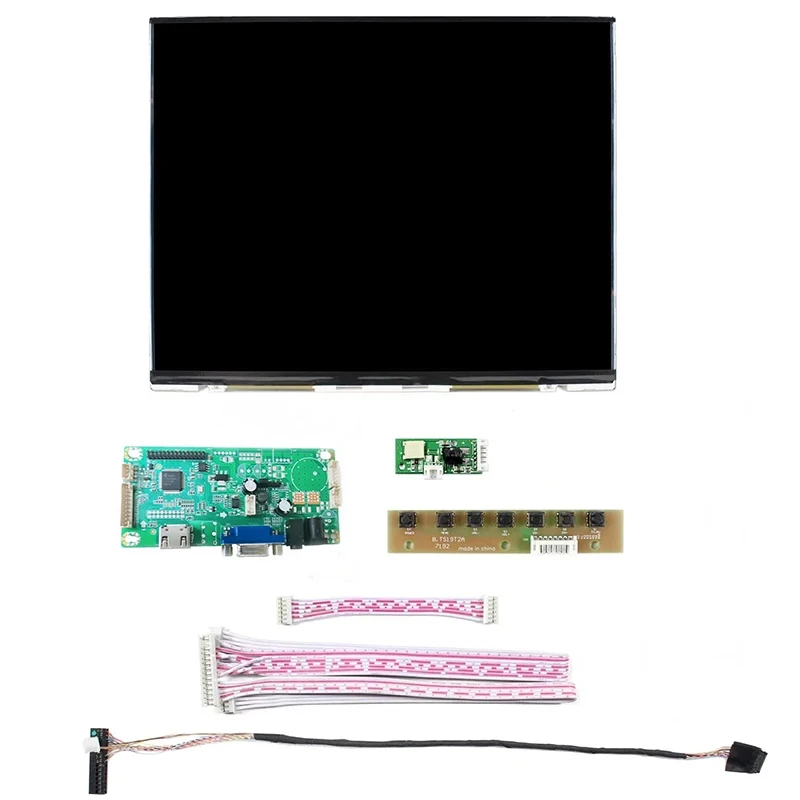 10.4 inch 1024x768 4:3 IPS Monitor LTD104EDZS  LCD Screen Display Panel HDMI VGA 2AV USB LCD Controller Board LVDS Interface