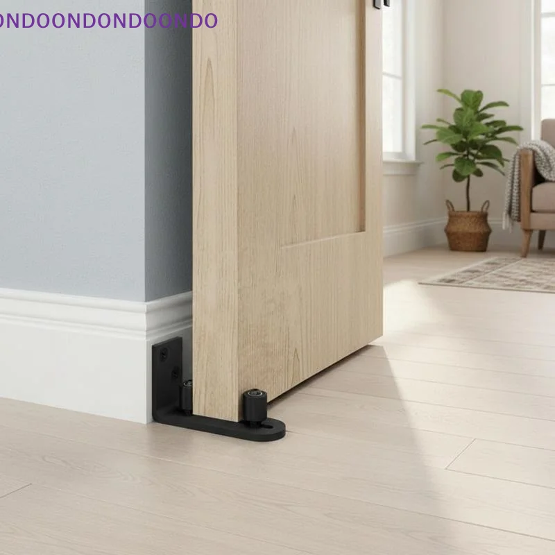 Heavy Duty Sliding Door Floor Guide Adjustable Wear-Resistant Roller Installation Hardware for Home Renovation Projects