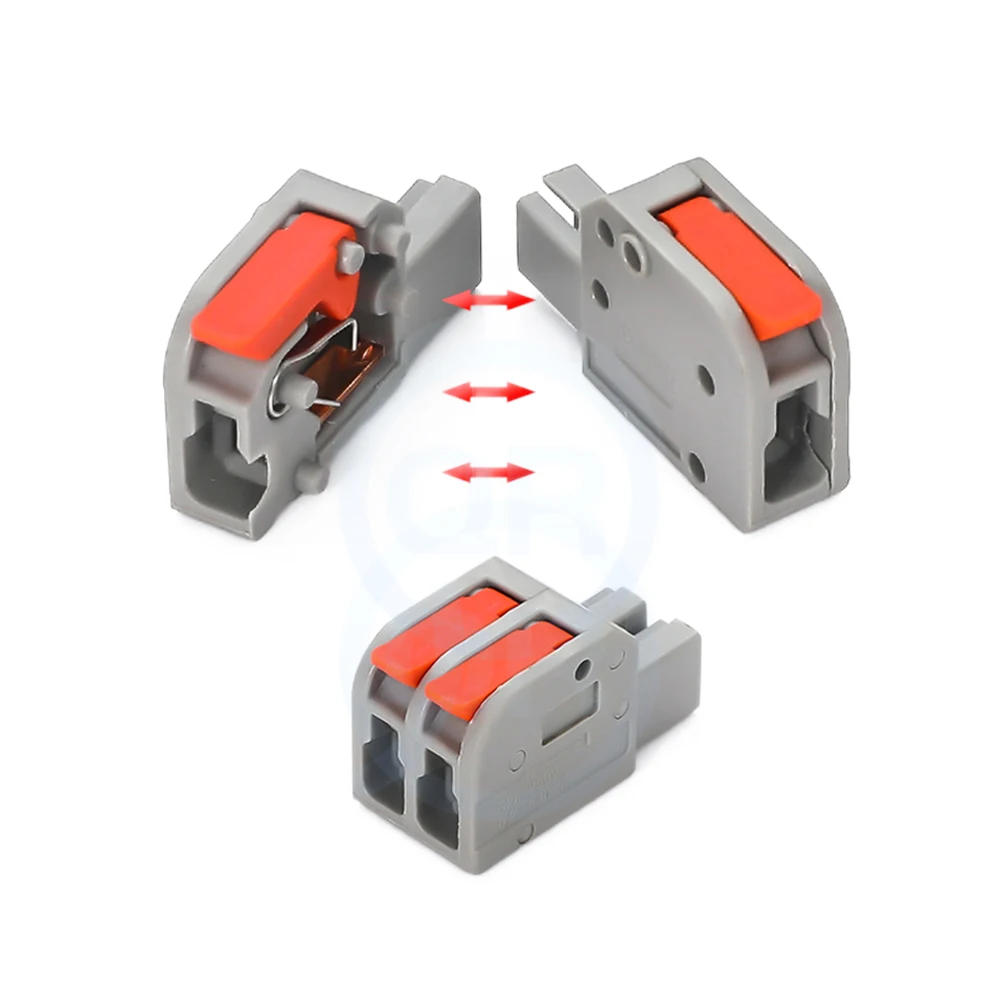 (10 pcs) DF-2604D 1/2/3/4/5/6/8/10/12 Positions Separable Combination Docking Plug-in Quick Terminal 12345 In 12345 Out