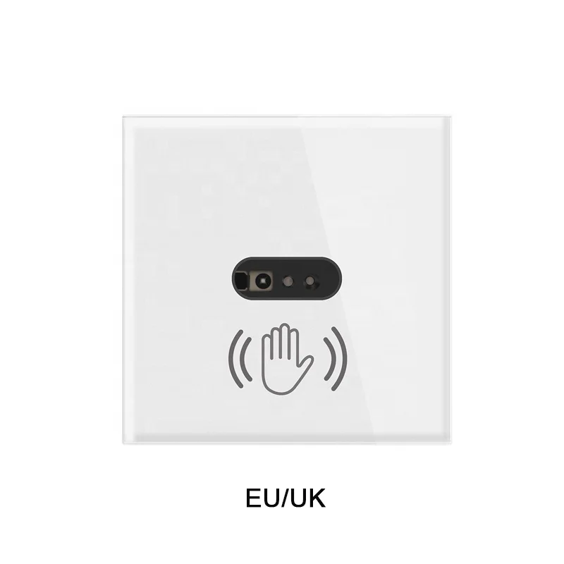 EU UK US Touchless hand wave smart switch Non-Touch IR Sensing wall switch Hand Scan Smart Switch for light