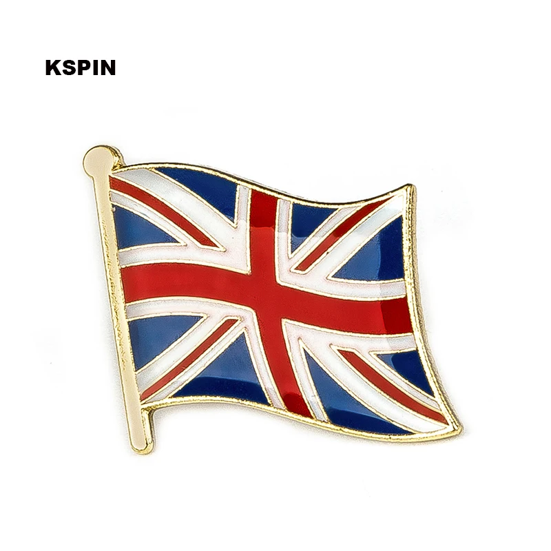 Broche de insignia de Pin de Laple con bandera del Reino Unido