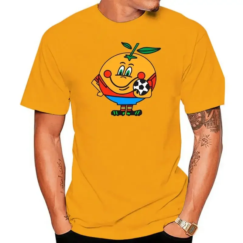 Tee Shirt Tshirt Logo Naranjito España 82 Retro Custom Printed  men clothing  graphic t shirts  harajuku 2024 summer funny style