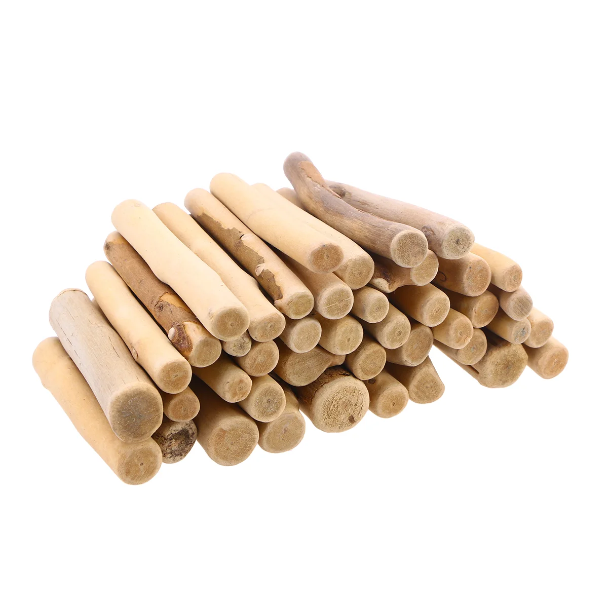 

250 G/ Unfinished Wood Crafts Plant Wooden Dowel Natural Driftwood for Aquarium Decor Ornaments Bamboo