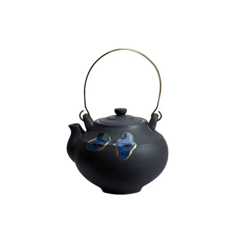 HYS new chinoiserie model room tea room ornaments tea space zen decoration high-end club tea table open grid soft decoration