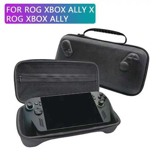 Imagen 1 del producto Bolsa de almacenamiento para consola portátil ROG Box Ally X, bolso de tela impermeable y funda protectora de TPU con soporte trasero antideslizante