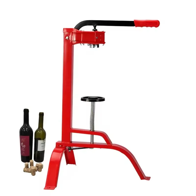 Wine Glass Bottle Cork Stopper Push Capper Mental Corking Corker Hot Sale Semi-automatic Home Using Floor