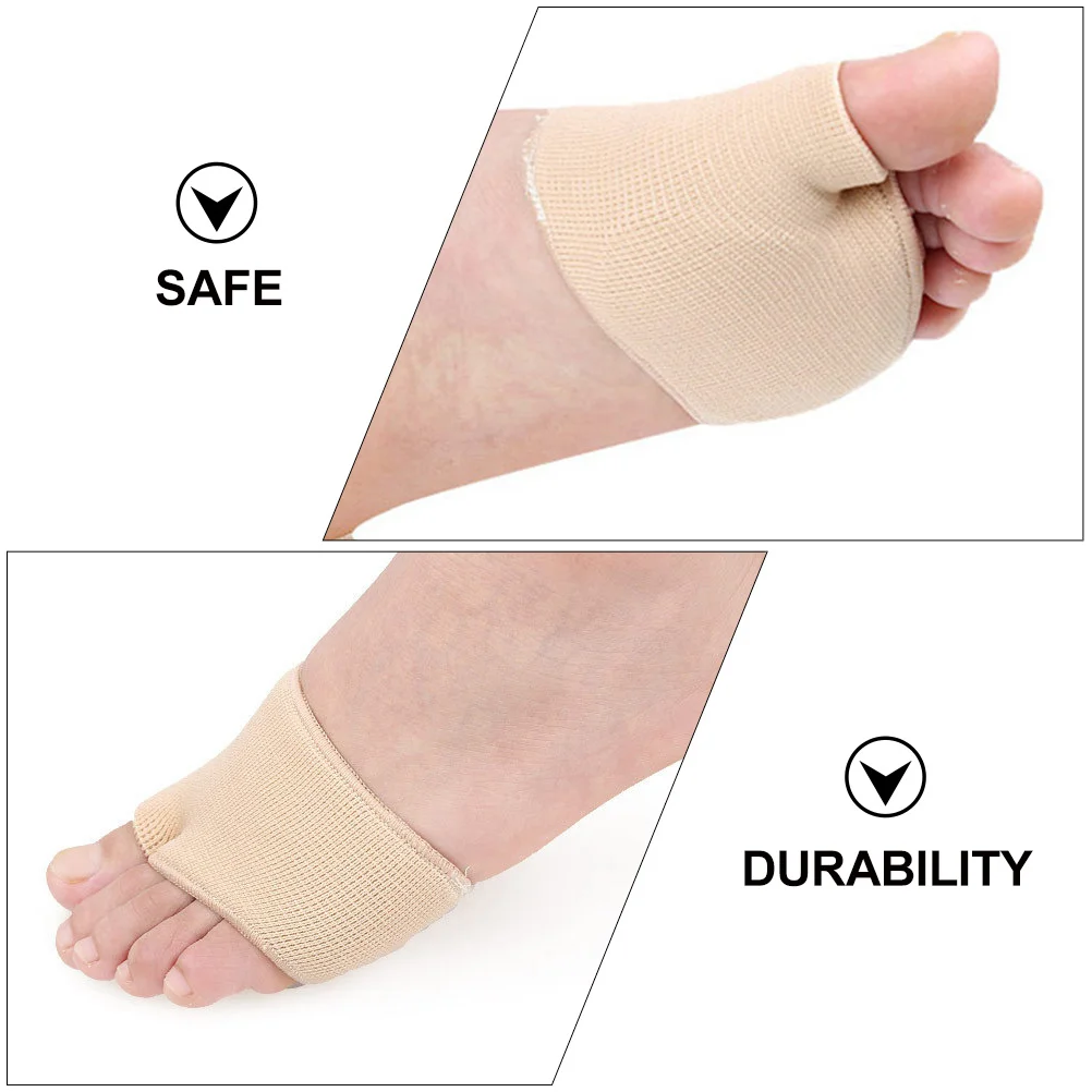 

2 Pcs Silicone Insole Heel Protector Foot Pads Insoles for Shoes Padding Women's Feet Grip Forefoot Half High Heels Toothpaste