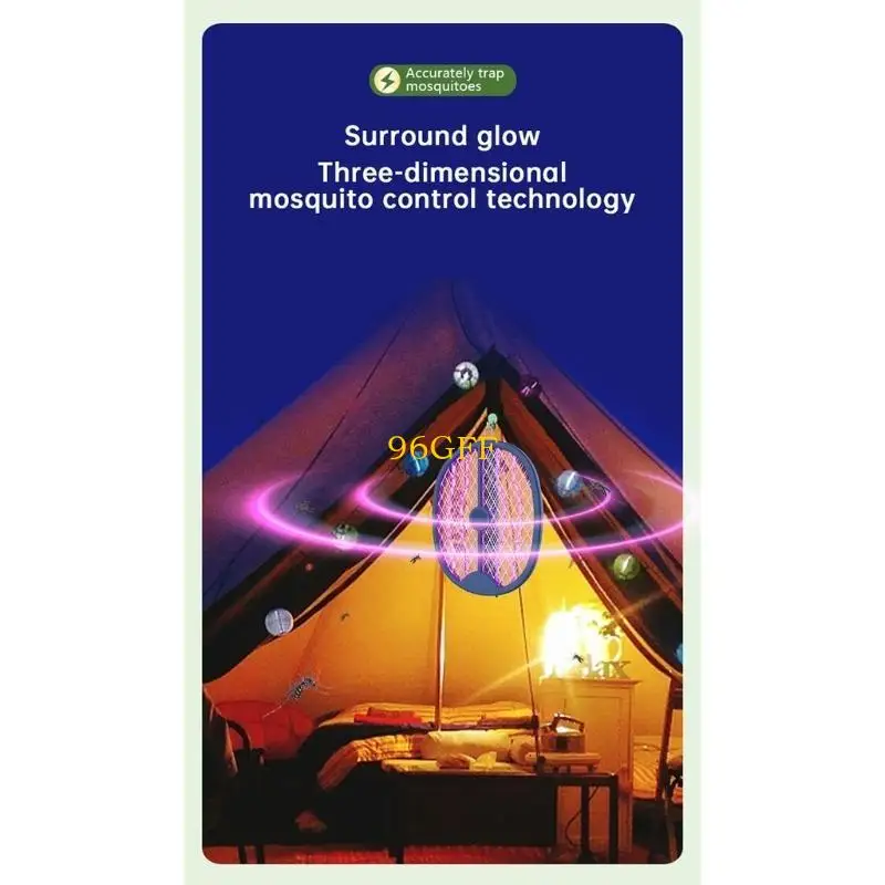 96GF Adjustable Electric Fly Zapper Fly Catcher Foldable Electric Zapper