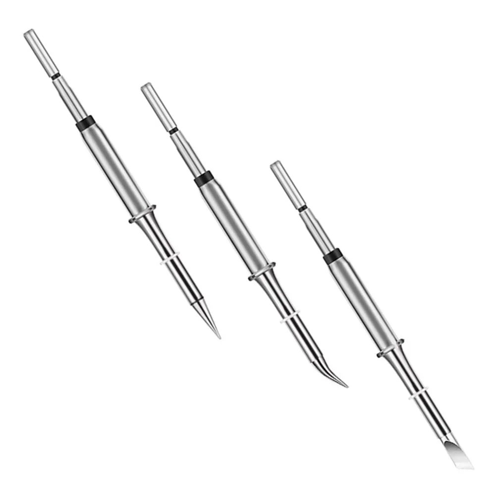 

Наконечники для паяльников серии C115, 3 шт., наконечники из нержавеющей стали для точных работ, тонкой работы, стандартизированные размеры