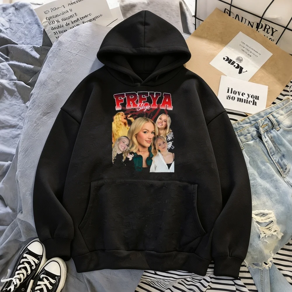 Freya Skye womens hoodies anime sweatshirt japanese anime 2026 ladies clothes vintage male Women Loose