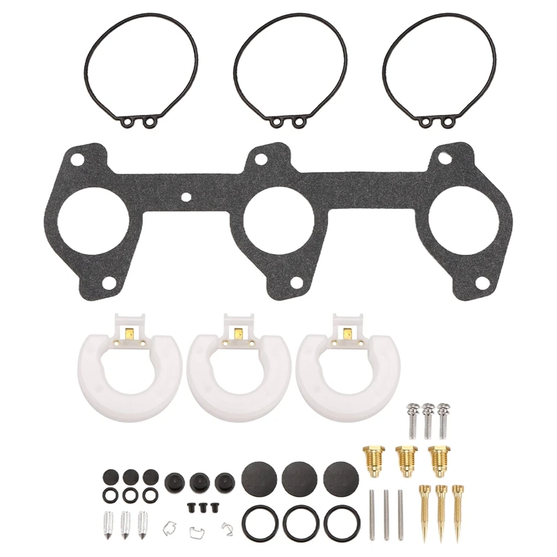 Carburetor Repair Kit For Yamaha Outboard 60 70 HP 2-Str 6H3-W0093 6H3-W0093-00 6H3-W0093-02