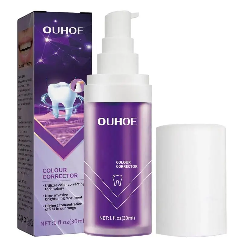 

Teeth Whitening Toothpaste Teeth Whitening Gel Correct Yellow Teeth Cleaning Stain Removal Toothpaste Mousse Toothpaste