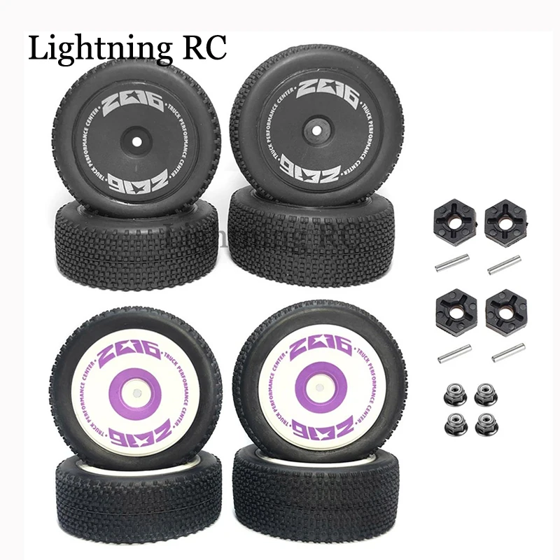 

Wltoys 144001 144010 124007 124016 124017 124018 124019 4pcs Rubber Wheel Tire Tyre with Wheel Hex RC Car Upgrade Parts