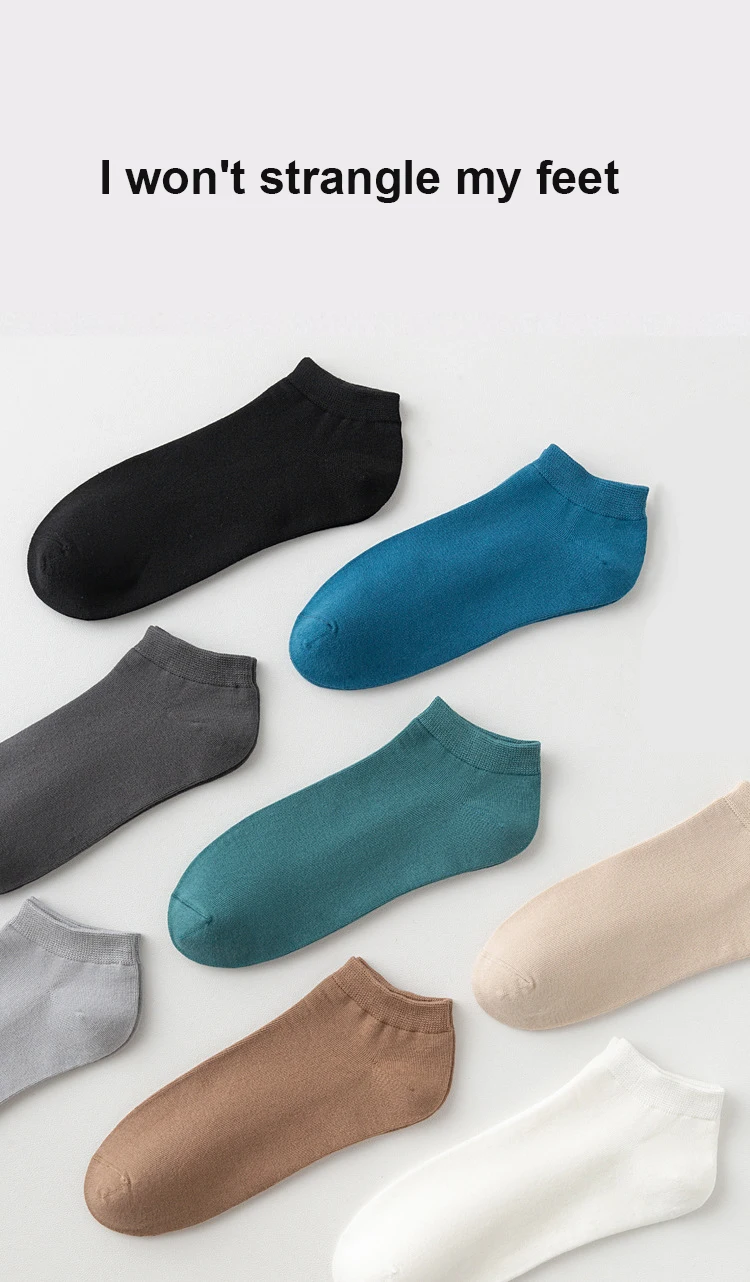 5 Paar hochwertige Herrensocken aus gekämmter Baumwolle, neue, lässige, atmungsaktive, schwarz-weiße Business-Socken, 5 Paar Herrensocken, Übergröße EU39-48 – Detail 11