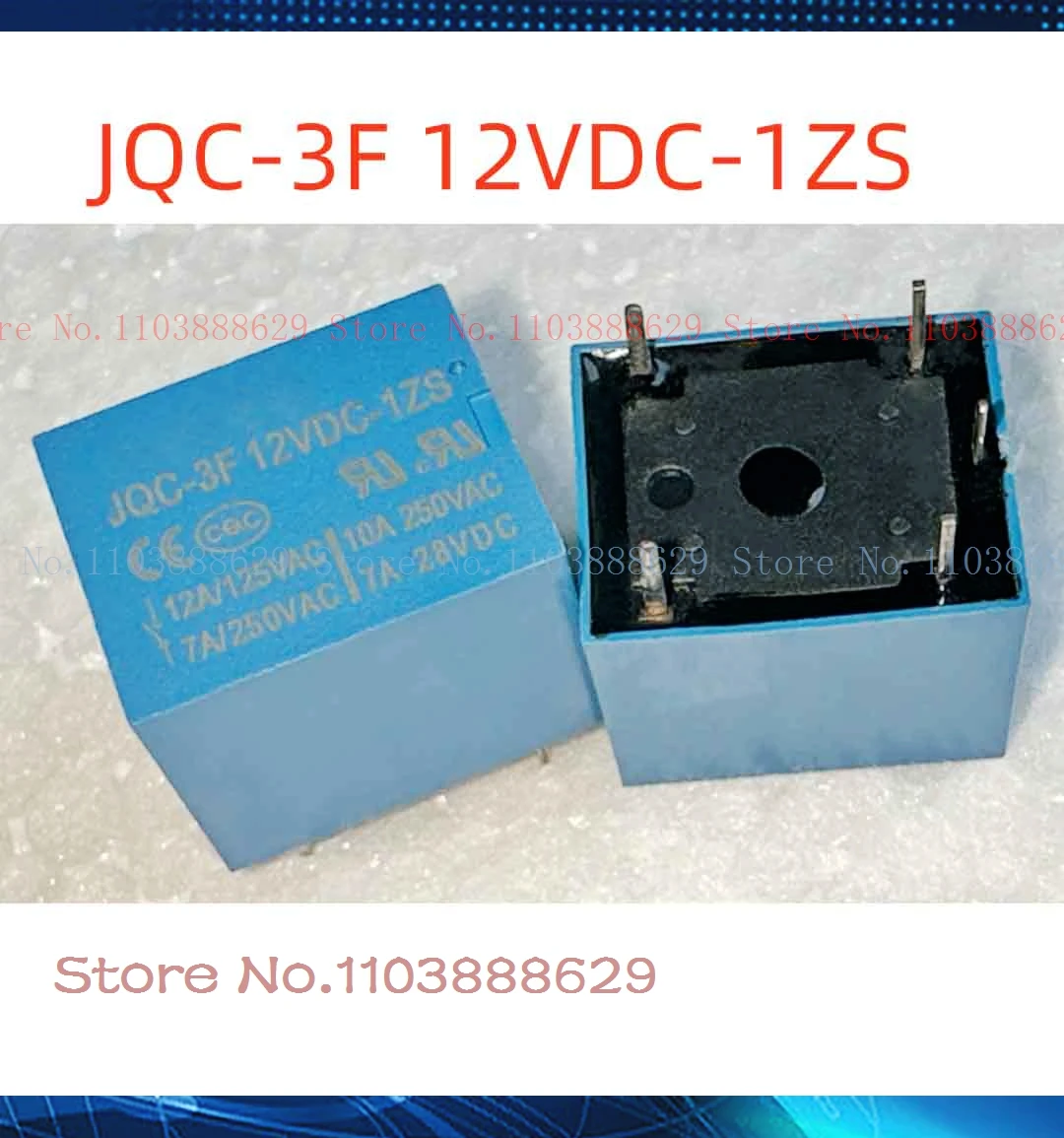 10A JQC-3F(T73) 12VDC-1ZS T73C-12V