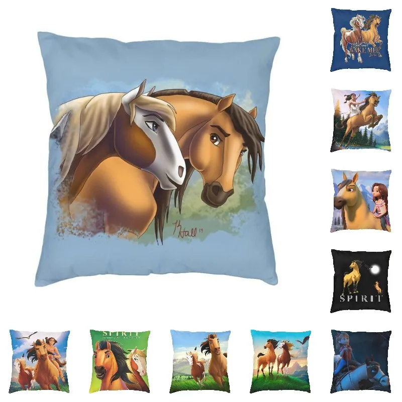 

Modern Spirit And Rain - Love Found Us Sofa Cushion Cover Polyester Stallion Of The Cimarron Pillow Case Decoration Pillowcase