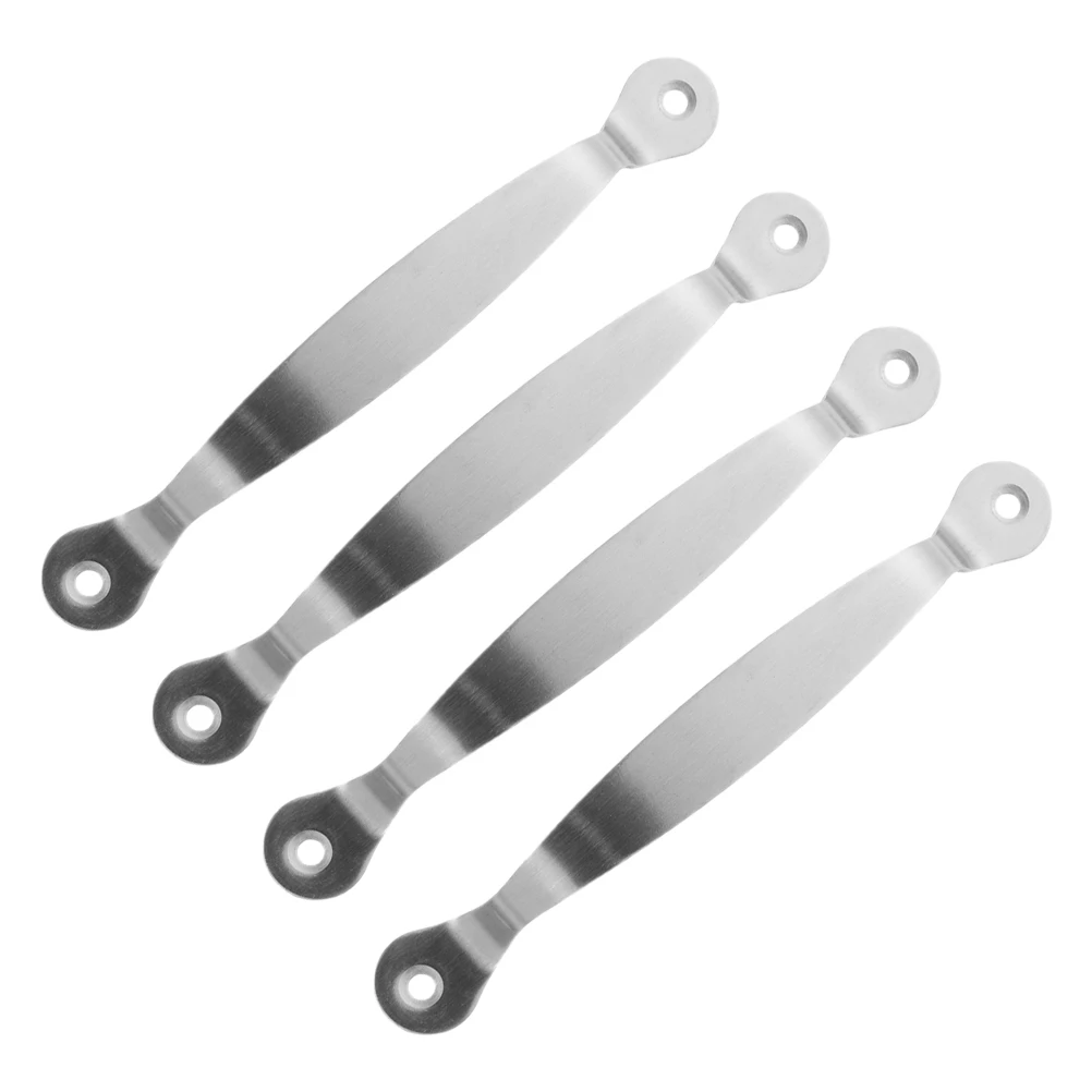 

4pcs Drawer Handle Accessories Stainless Steel Cabinet Handles for Kitchen Wardrobe Furniture Cupboard Bathroom Unit Door