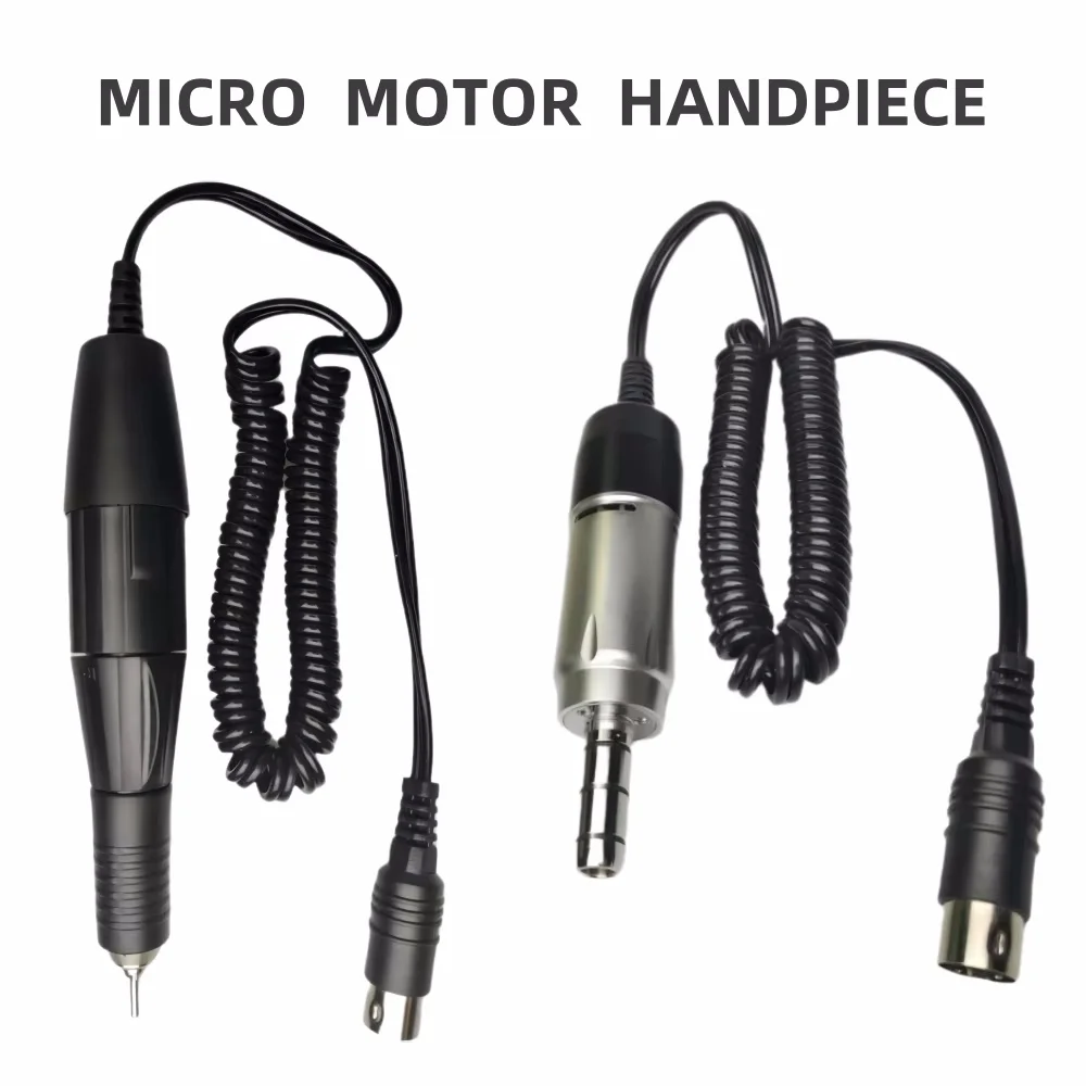 

Dental Lab 35000rpm Micromotor E-Type Electric Motor with Contra Angle and Straight Nosecone Handpiece for Precision Polishing