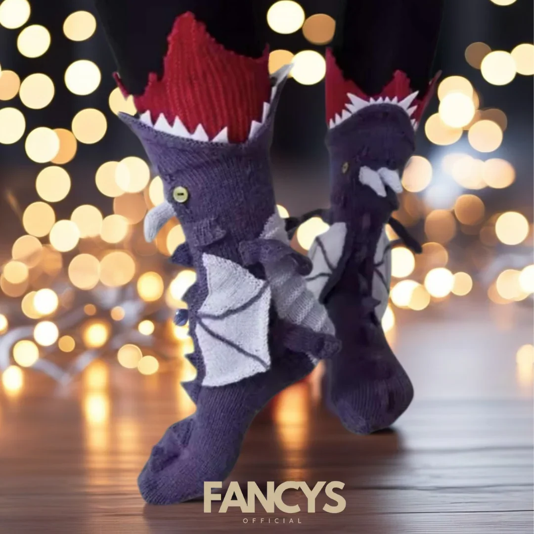 Halloween Kerstsokken Cadeau Haai Vis Kameleon Krokodil Gebreid Schattig Unisex Nieuwigheid Winter Warme Vloersok voor Heren Dames