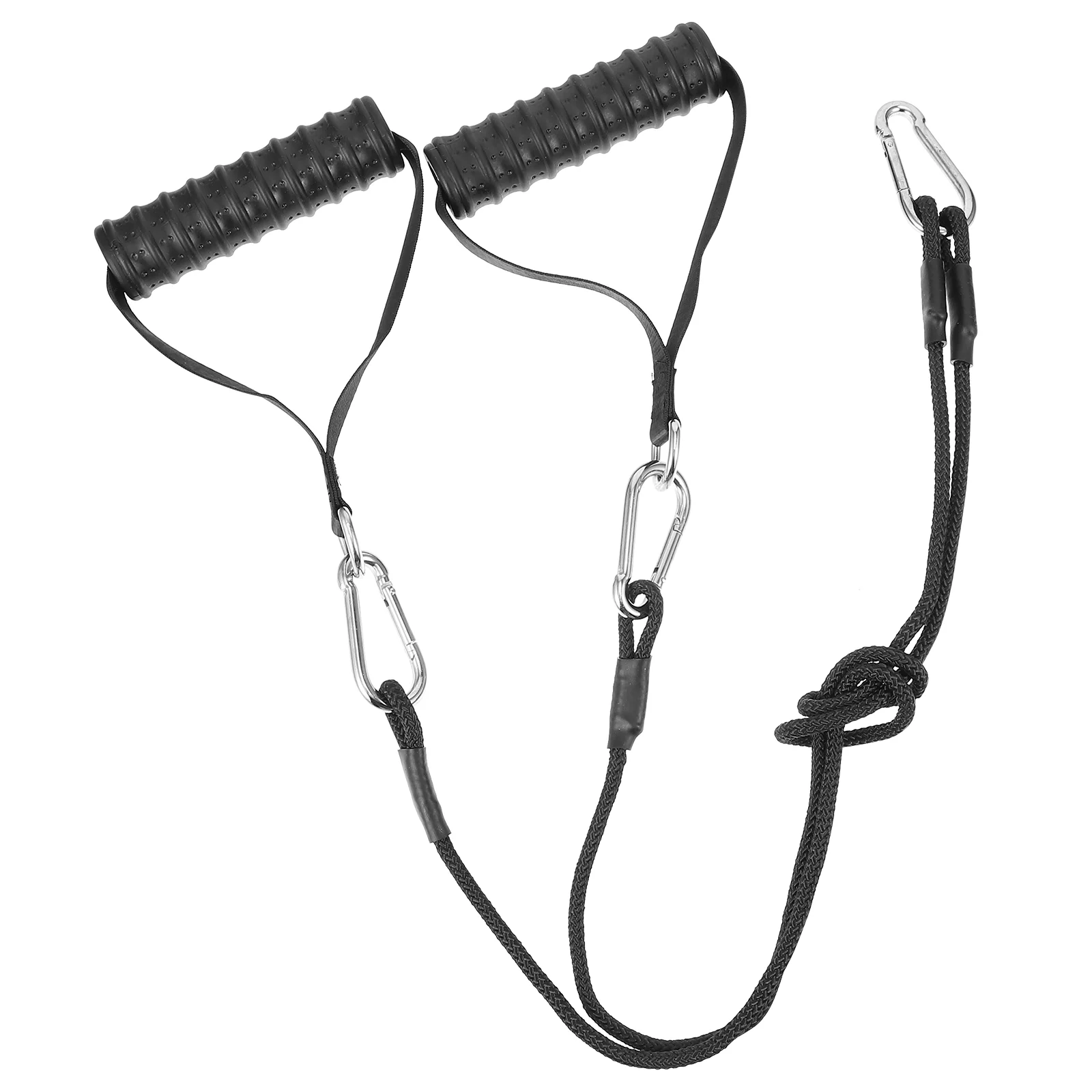 

Accessories Fitness Rope Tricep Pulldown Attachment Pulley Cable 100X13X06cm Portable System Cables Workout Black