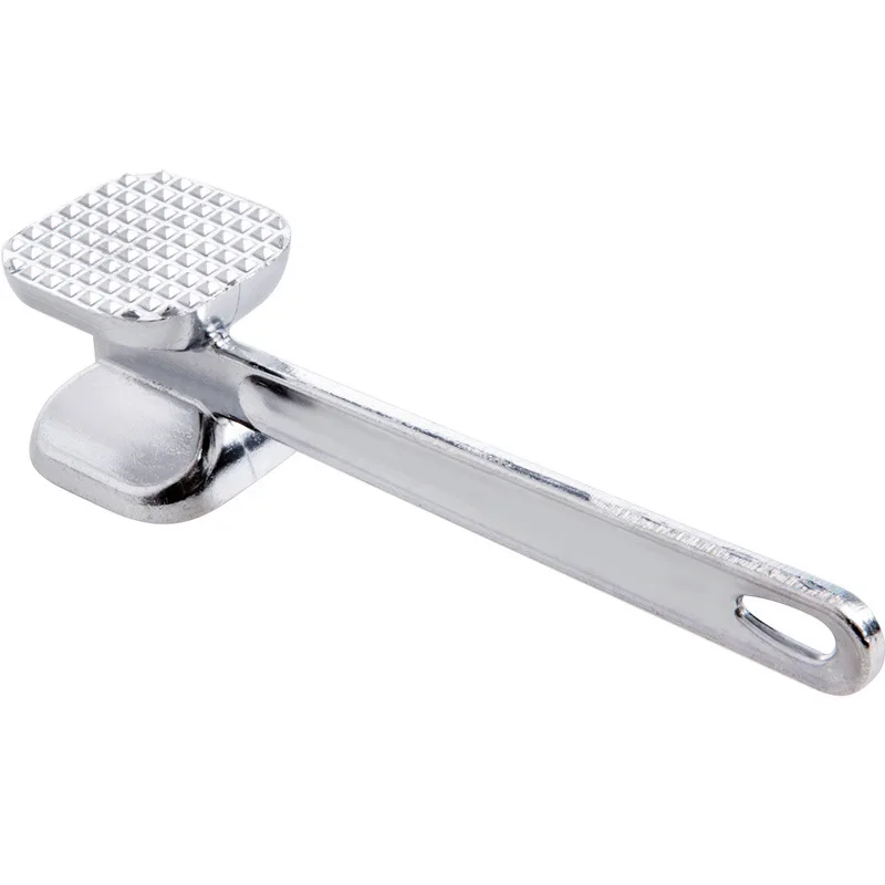 Heavy Duty Aluminum Alloy Meat Tenderizer Double-Sided Steak Hammer Mallet Durable Kitchen Tool for Household Cooking