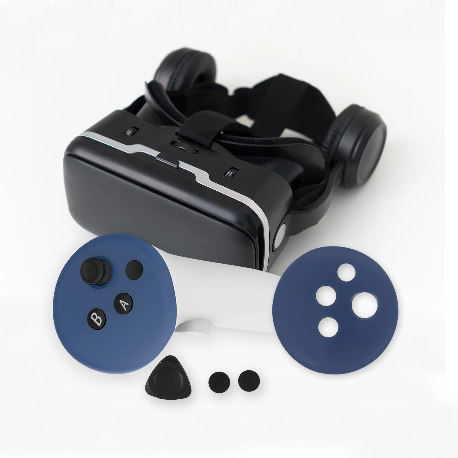 

VR Controller Cover Replacement Accessories for Quest3 Blue Game Controller Top Protector Plastic Gaming Handle