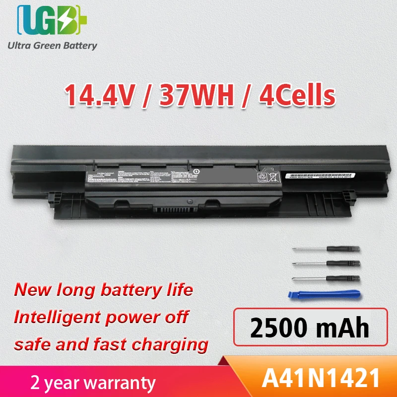 UGB New A41N1421 A32N1331 Battery For ASUS P2530U/UA P2520L P2520LJ/SA P2430U/UJ P2440U PU450C PU451E PU451LA PU451J