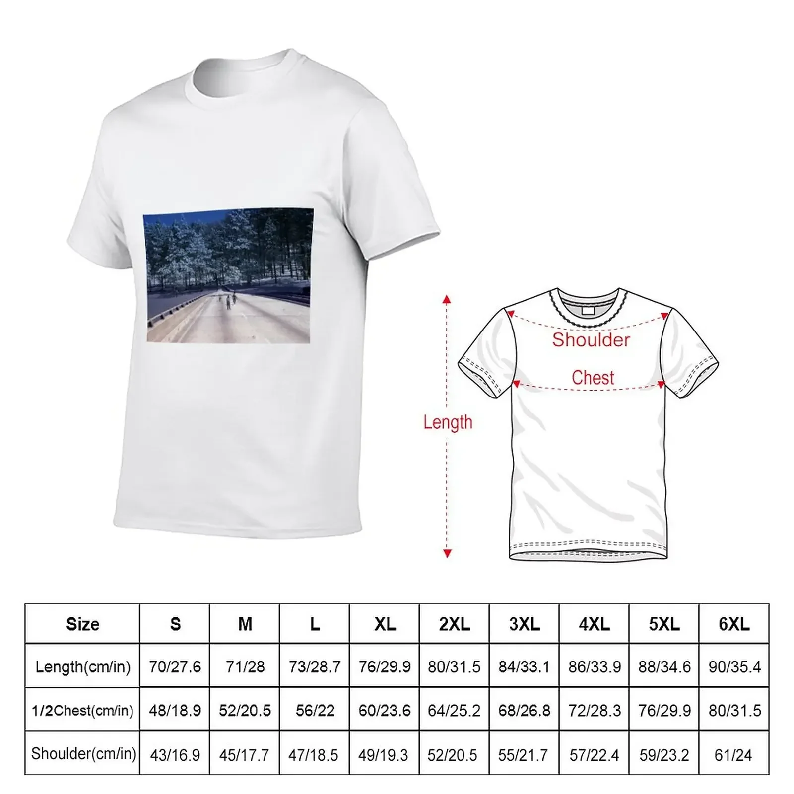 35mm Found Slide Composite - Tree Bridge T-Shirt cute tops boys animal print new edition Men's clothing