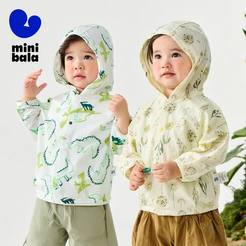 Детская солнцезащитная куртка Mini Bala из хлопка