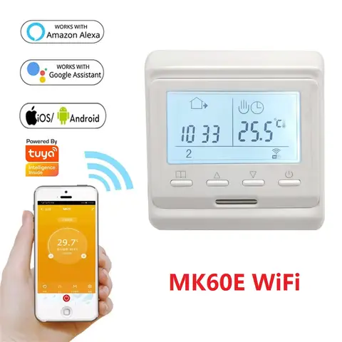 WiFi Thermostat for Electric Floor Heating MINCO HEAT