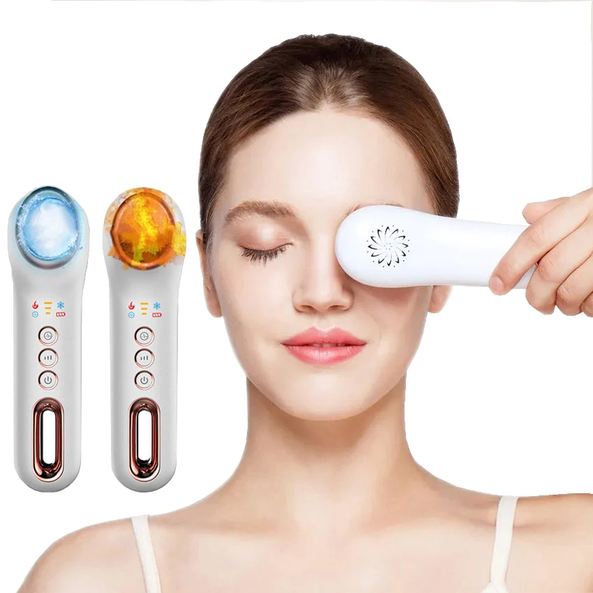 Popular Hot Cool Eye Massager High Frequency Smart Eye Massager Home Use Products with Heat Compression