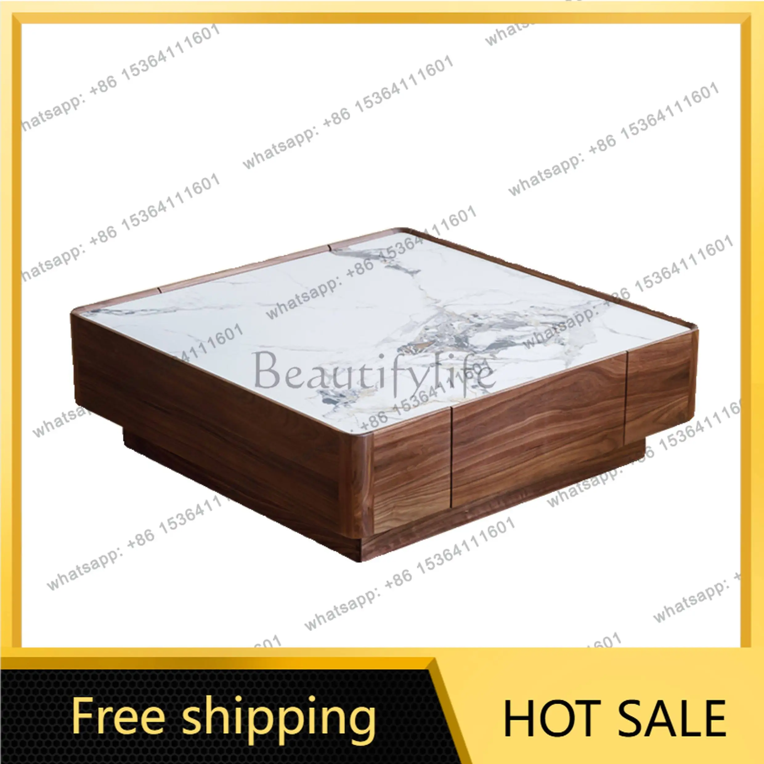 YJ AffordableNordic Coffee Table Simple DesignNordic Simple Side TableModern Style Decoration Mesita De Centro Home Furniture