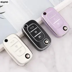 Renault Megane 2 Fluence Clio 용 TPU 자동차 원격 키 케이스 커버 Fob LADA Vesta Granta XRay Kalina Priora Sedan 용 Mercedes 용