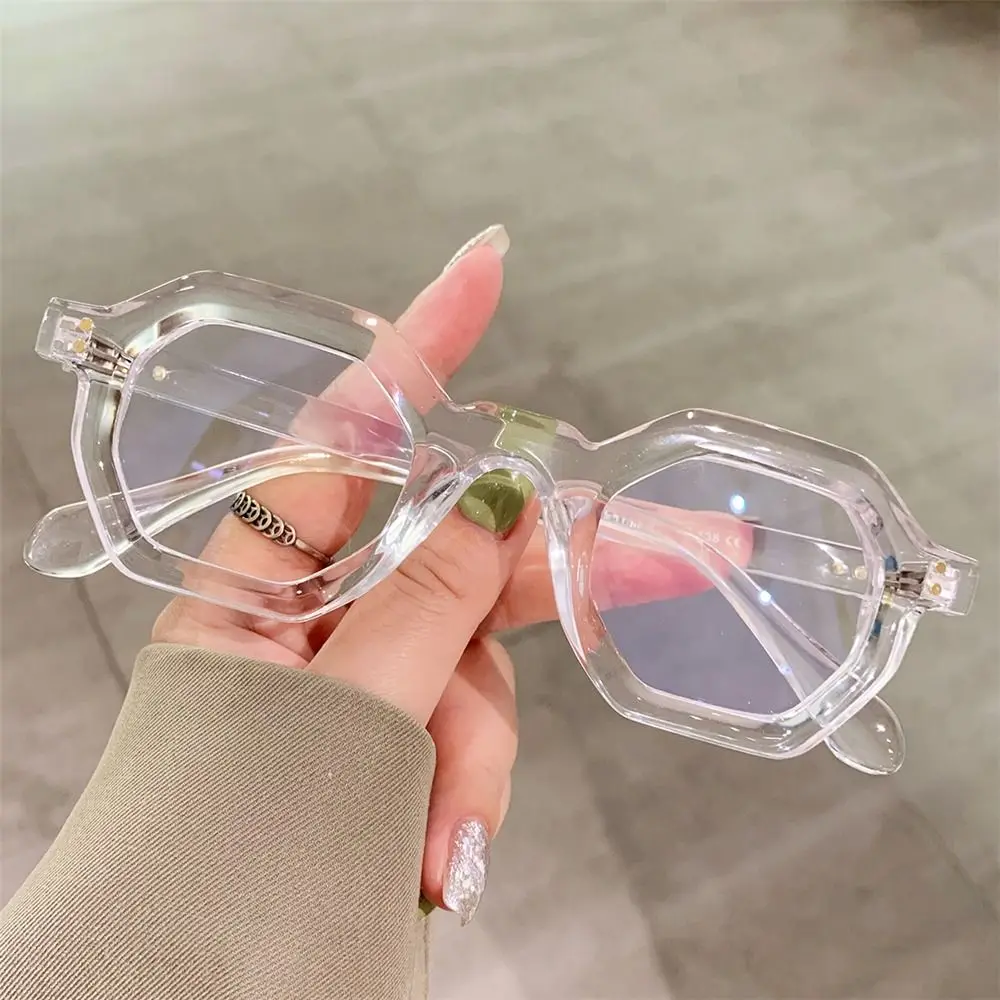 Vintage Polygon Square Women\'s Sunglasses Fashion Small Hexagon Shades UV400 Rivets Sun Glasses Trending Outdoor Sports Eyewear