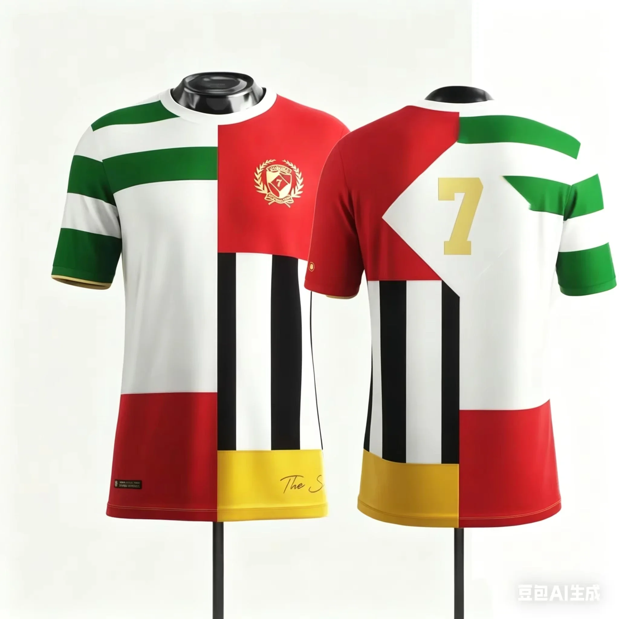 Familien-Partnerlook 2026: Neues Cristiano Ronaldo Gedenk-Fußballtrikot – Atmungsaktives Spezial-Set für Erwachsene und Kinder – Detail 4