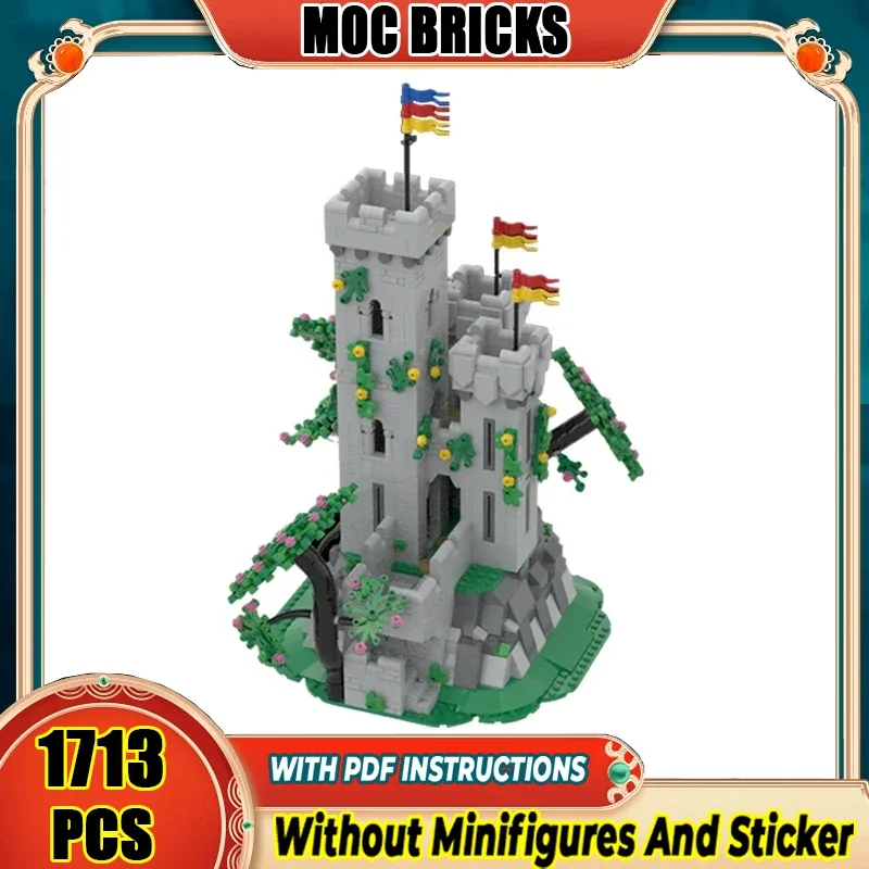 

Средневековая модель с видом на улицу Moc, строительные кирпичи, горный подъемник, технология, модульные блоки, подарки, рождественские игрушки, наборы «сделай сам», сборка