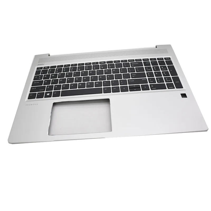 

Palmrest Top Case with US Backlight Keyboard For HP ProBook 450 G6 Silver Color