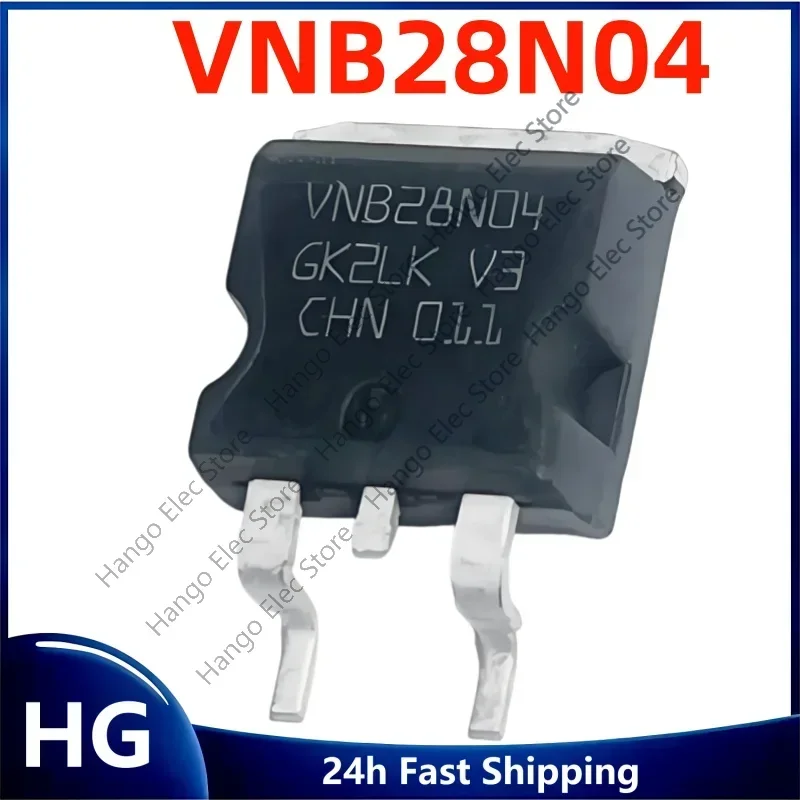 10PCS Original brand new  VNB28N04 28N04 ZU-263 28A/40V Auto Computer-board kraftstoffeinspritzung stick transistor