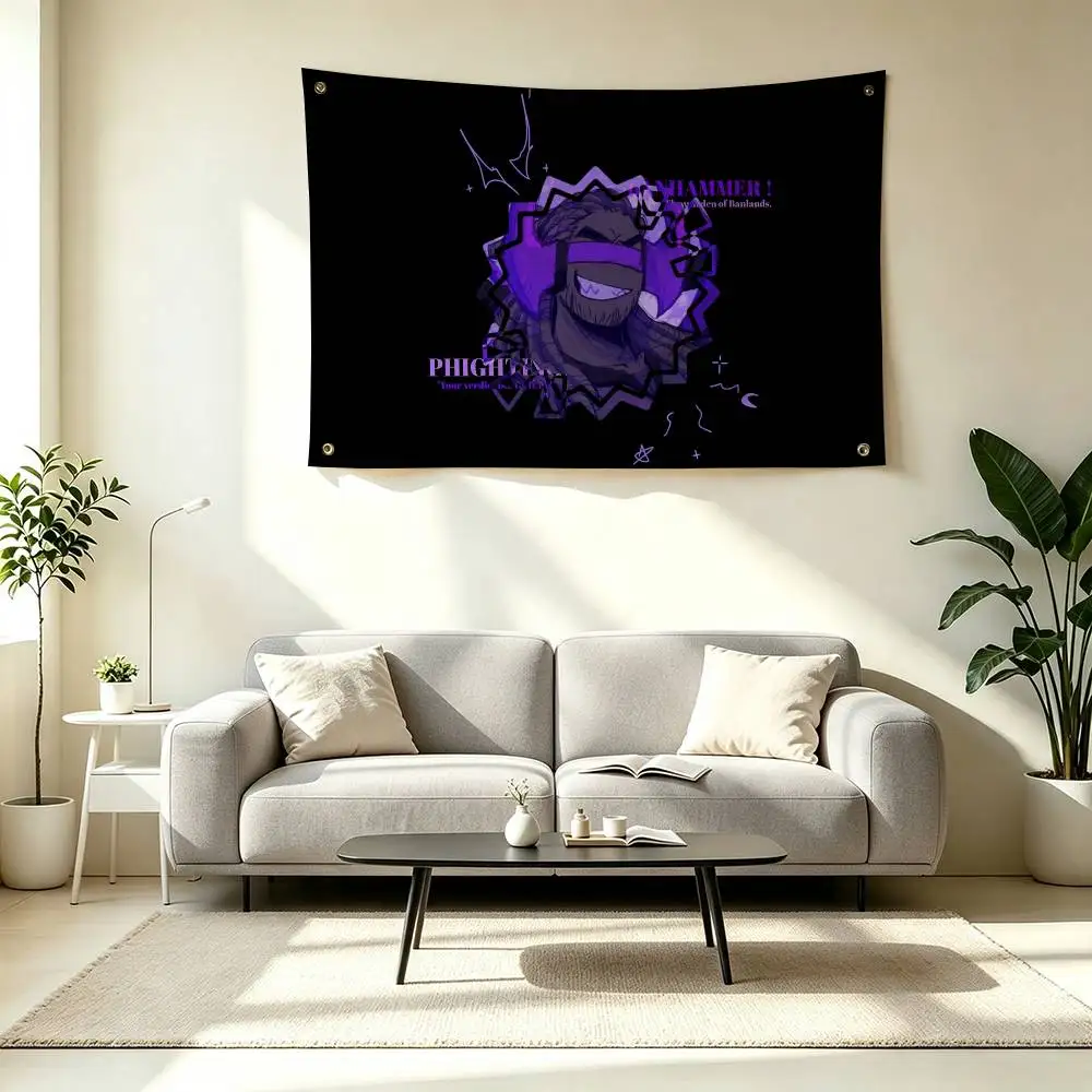 P-PHIGHTING Shooter Game Flags Wall Hanging Tapestry Outdoor Garage Room Decorative flag Background Blanket
