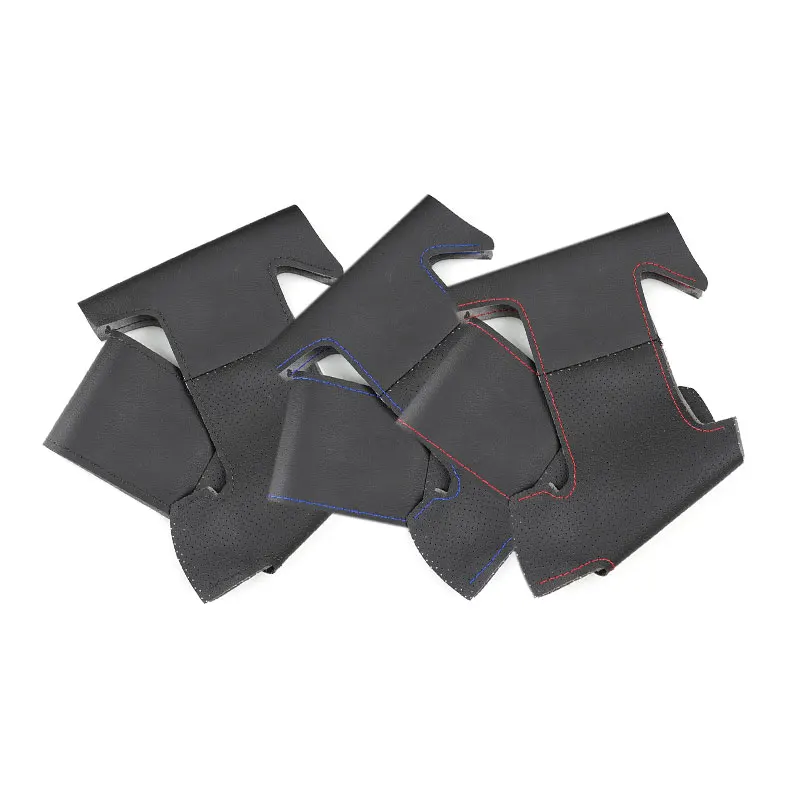 For Toyota Vios Mark 2 Corolla 2000-04 For Lexus GS430 GS300 2004 Perforated Leather Hand Braids Car Steering Wheel Cover Trim