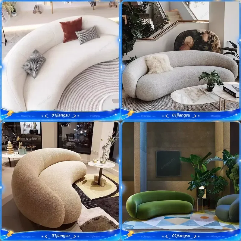 Nordic Minimalist Corduroy Sofa Double Seater Boneless Armrest Design Vacuum Compressed Living Room Furniture 2025