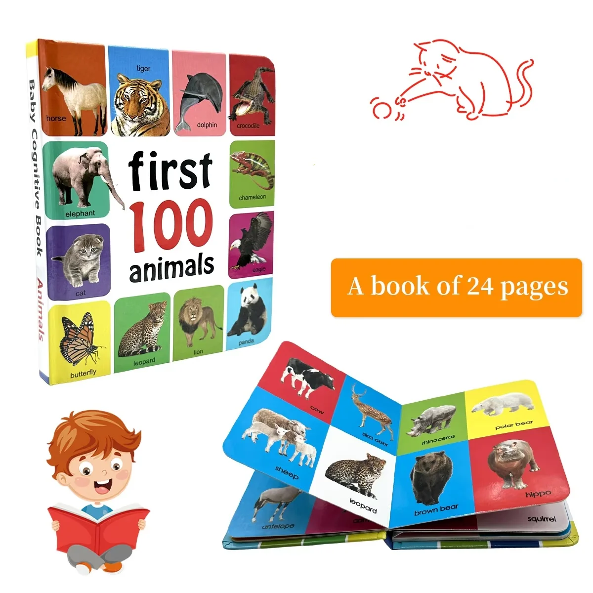 English Cognitive Encyclopedia Enhancing Cognition Early Learning Reading Books Intellectual Development Festival Gift