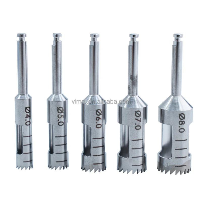 Dental Implant Full Set Bone Trephine Drill Instrument - Essential Tool Kit for Dentists