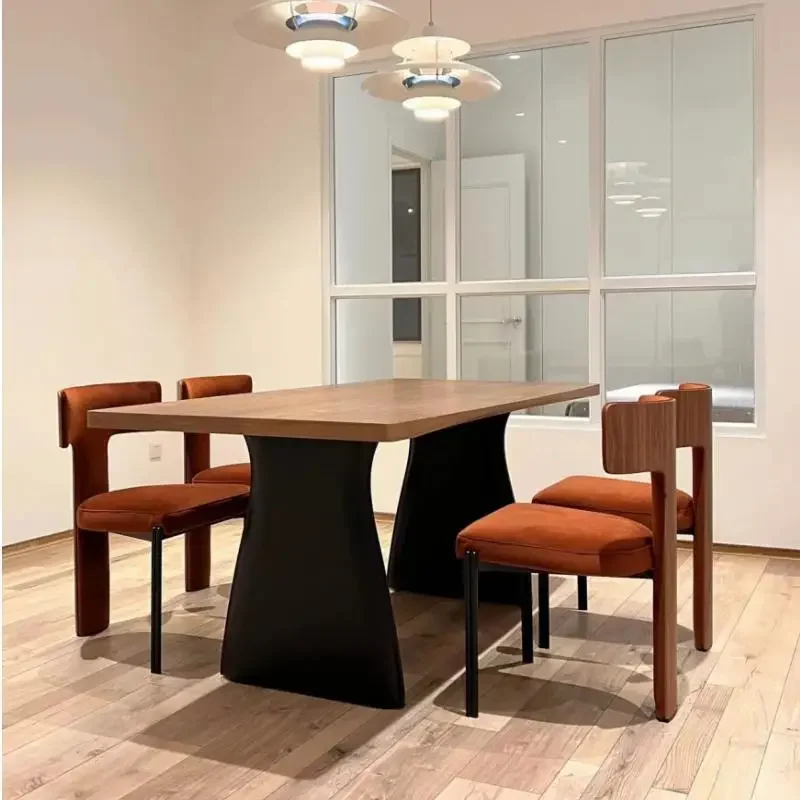 Mesas De Comedor De madera modernas De estilo nórdico, mesas centrales De lujo para eventos y fiestas, Mesas De Comedor para sala De estar, muebles De Comedor