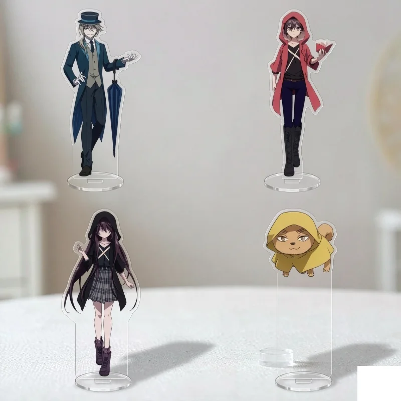 Horror Collector Anime Acrylic Stand Fushigi Senno Model Figure Cosplay Plate Holder Topper  Keychain Desk Decor Plate Gift