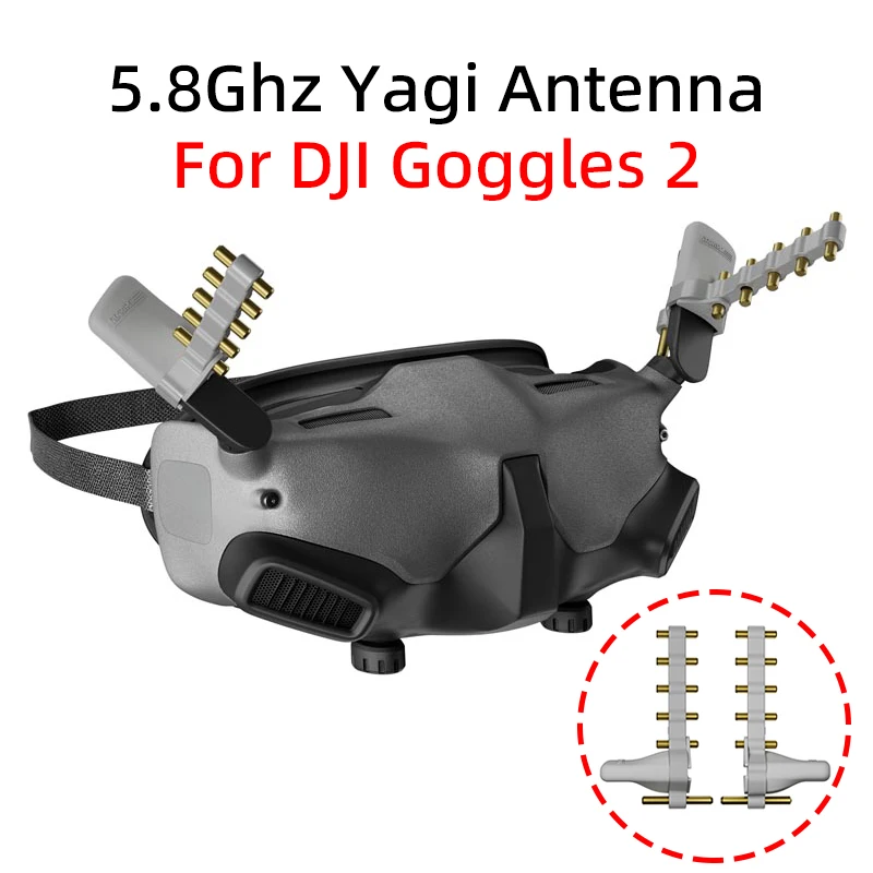 For DJI Avata Drone Goggles 2 Flight Glasses 5.8Ghz Yagi Antenna Signal Intensifier Range Extender Amplifier Booster Accessories