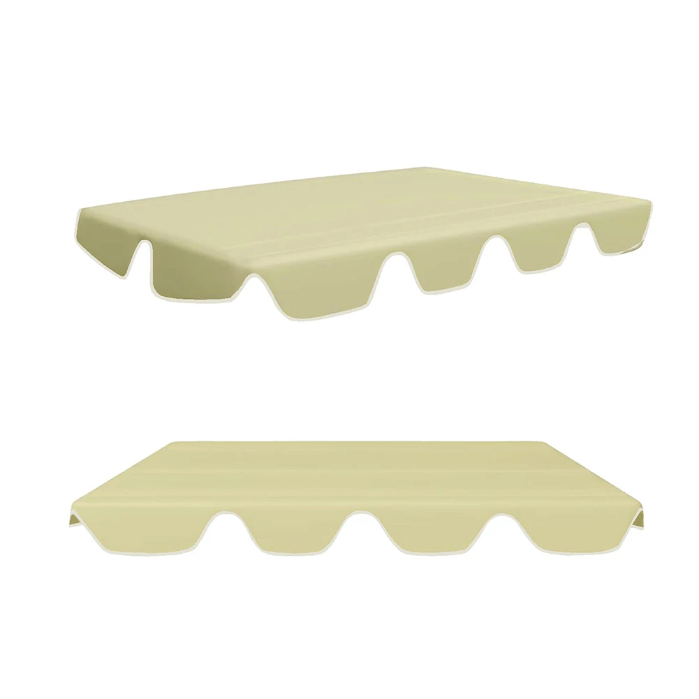 Toldo de Repuesto Impermeable para Asientos Colgantes, Compatible con Hamacas de Jardín de 2 o 3 Plazas, Diseño Ligero y Plegable