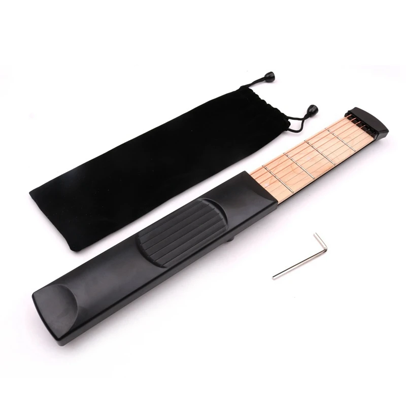 

Six-Fret Portable Guitar Practice Device Trainer Finger Chord Conversion Trainer Pocket Piano